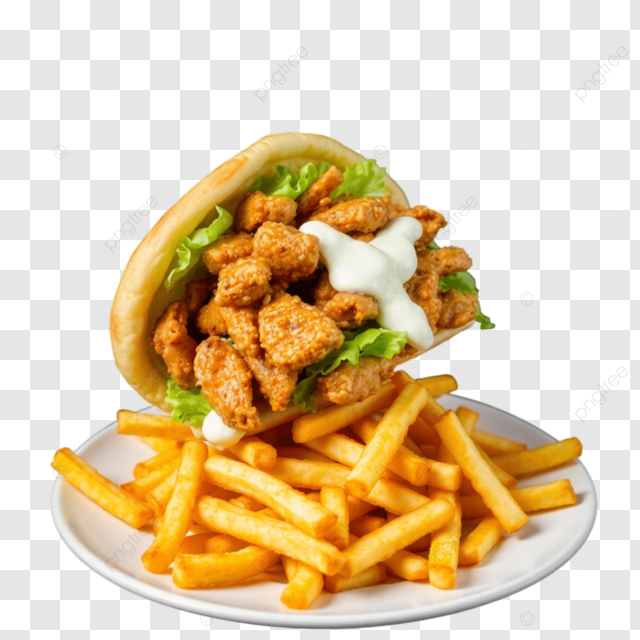 Döner Box Groß mit Pommes und Salat