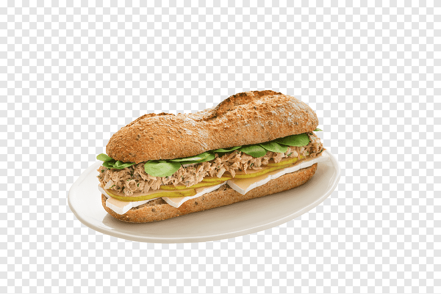 Baguette mit Thunfisch und Zwiebeln